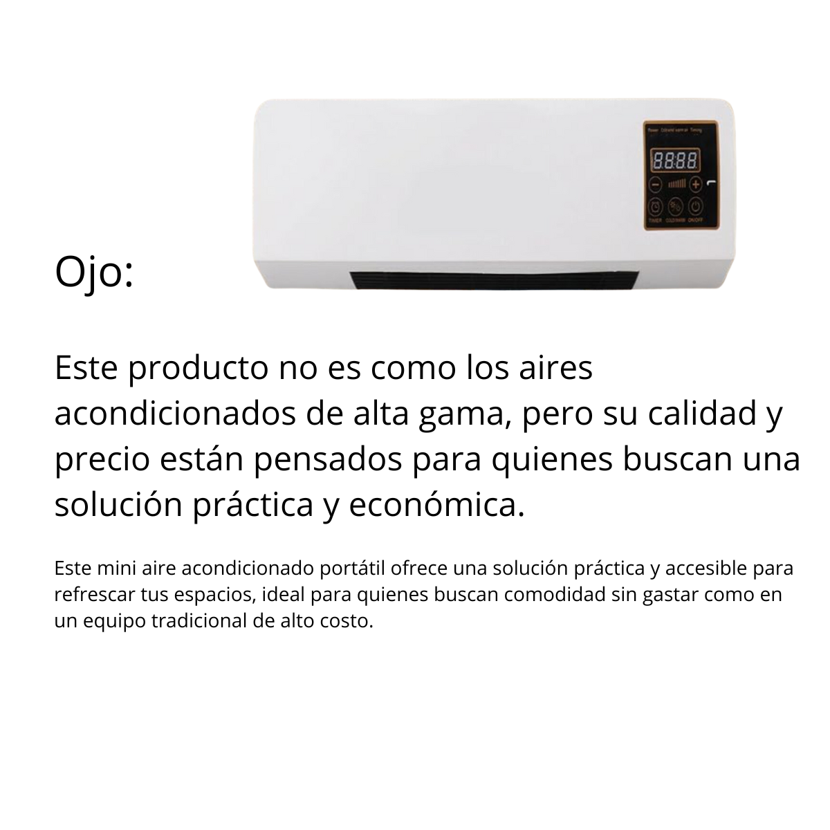 AirPro™ - Mini ventilador tipo Aire acondicionado 2 en 1